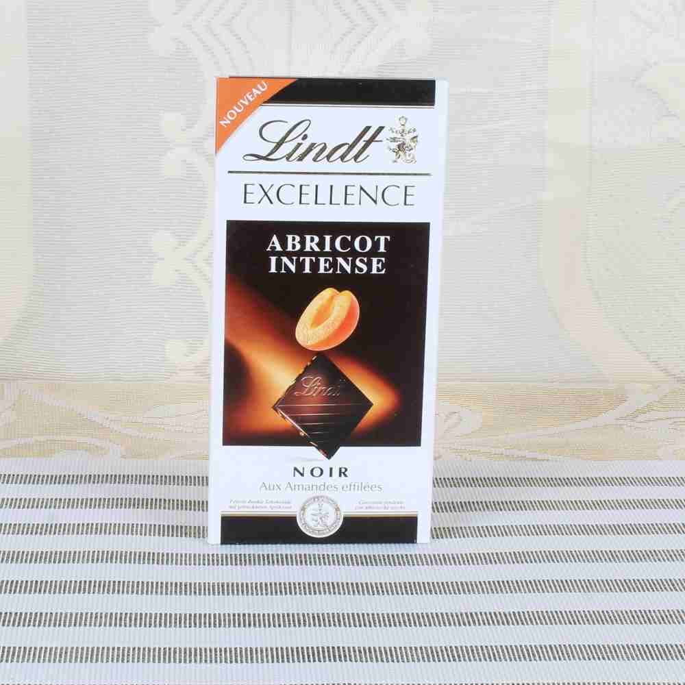 Noir Abricot Intense Flavour Lindt Excellence Chocolate Bar