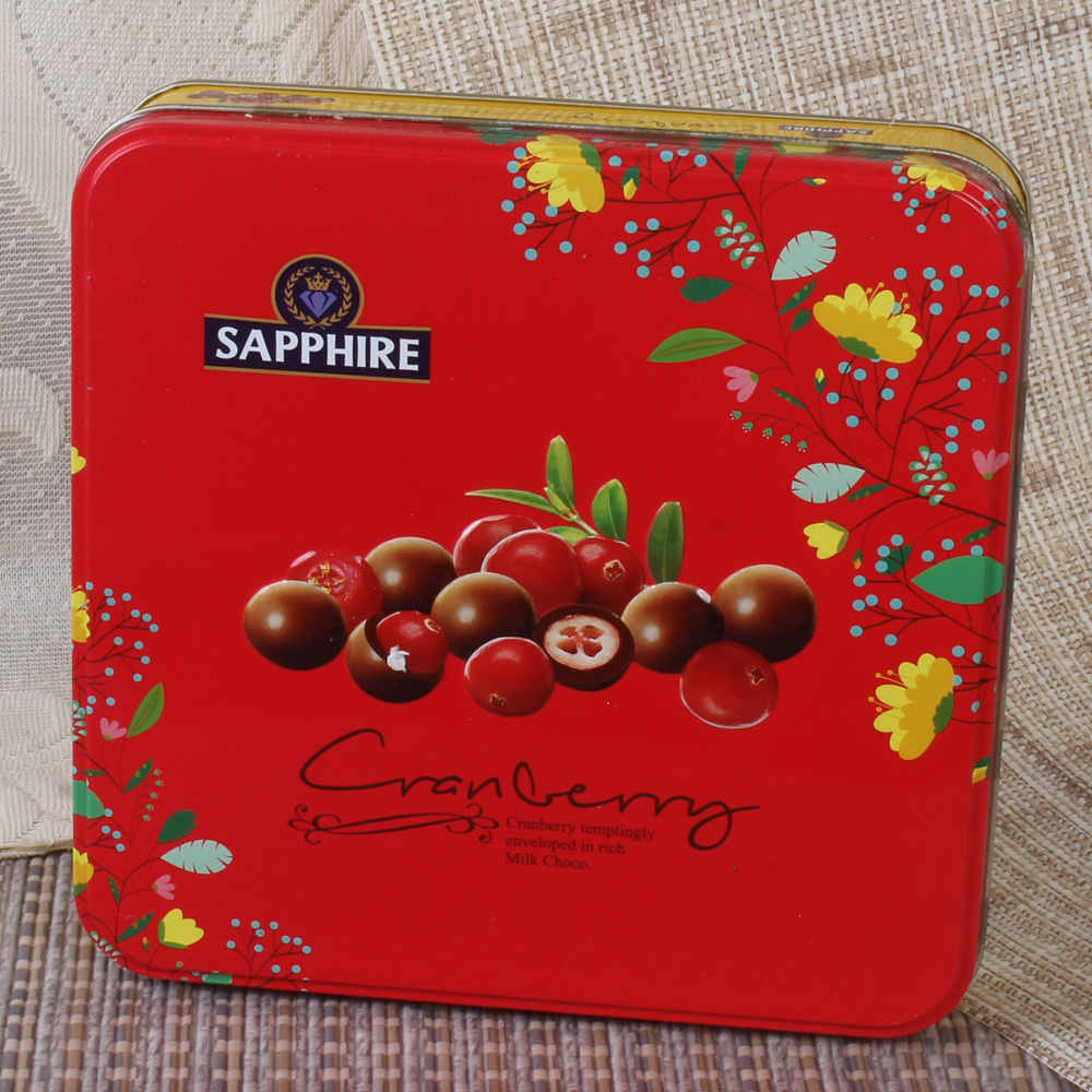 Sapphire Cranberry Chocolate Box