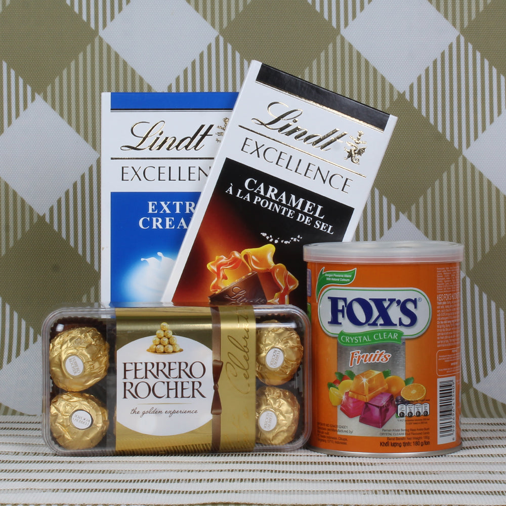 Lindt Excellence Rocher Fox Gift Hamper