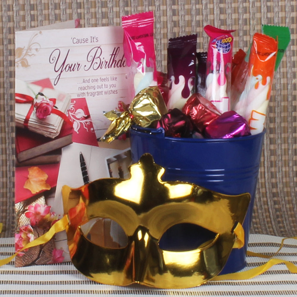 Birthday Gift of Marshmallow and Chocolate