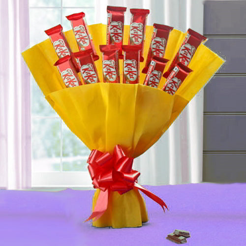 Designer Kit Kat Chocolate Bouquet
