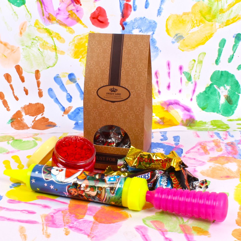 Miniature Imported Chocolates Holi Gift