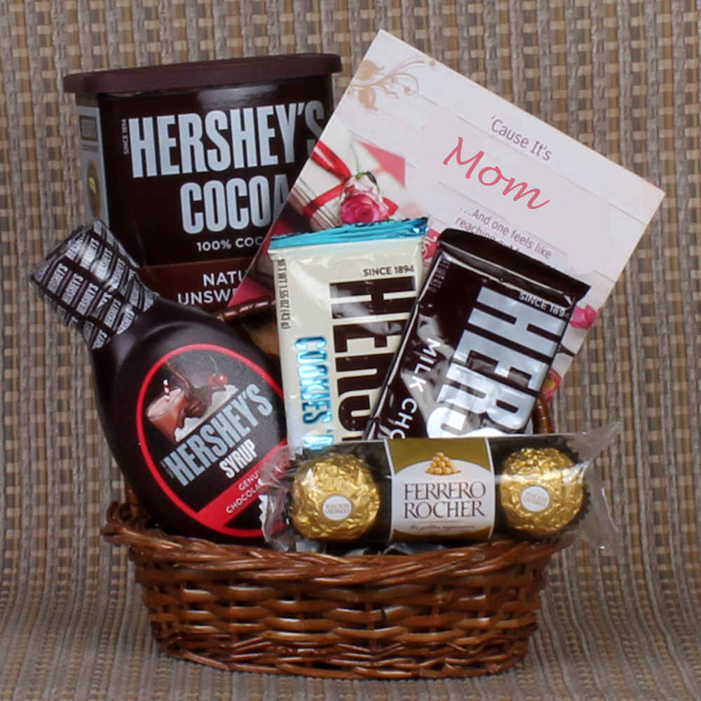 Mothers Day Imported Chocolates Gift Basket