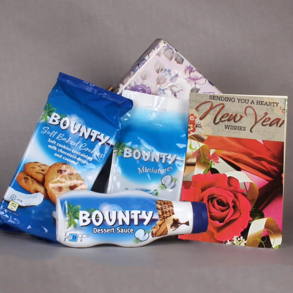 New Year Hamper of Bounty Chocolates
