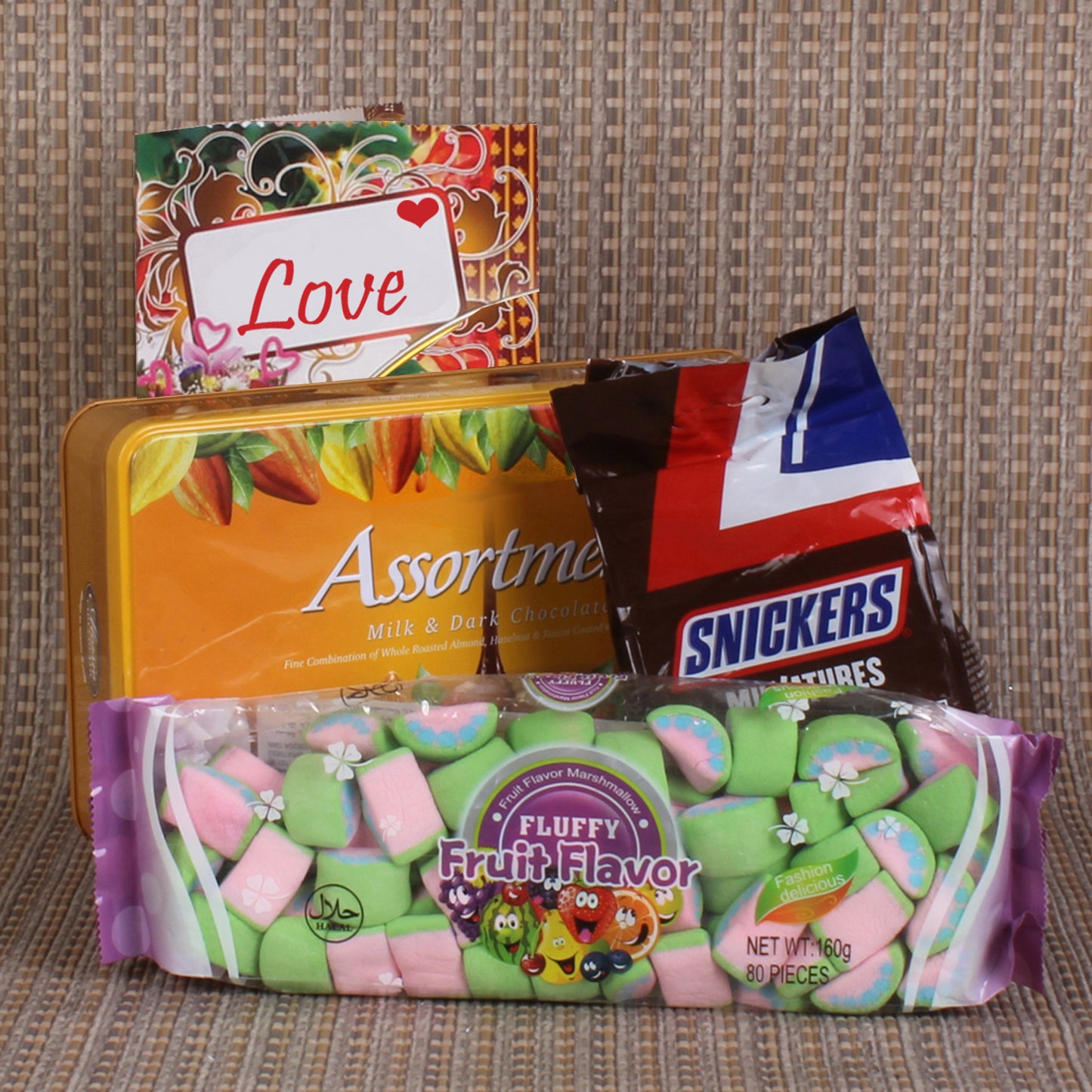 Valentines Day Gift Marshmallow with Chocolate