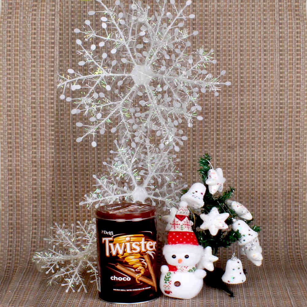 Christmas Snow Man Chocolate Gift