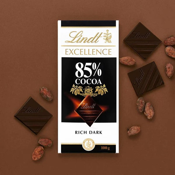 Lindt Excellence 85% Coco Rich Dark Chocolate Bar