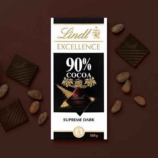 Lindt Excellence 90% Coco Supreme Dark Chocolate Bar