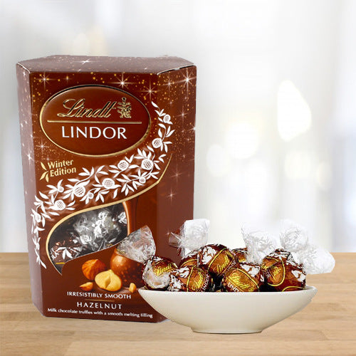 Lindt Lindor Hazelnut Truffles Chocolate Box