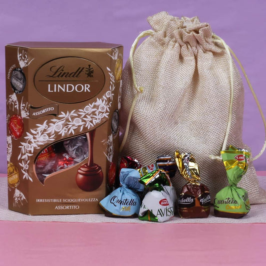 Assorted Lindor Chocolates and Truffle Chocolates Combo