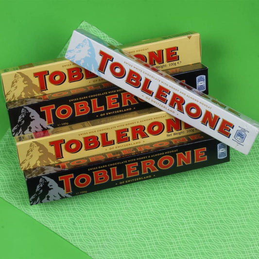 Five Toblerone Chocolate Bars