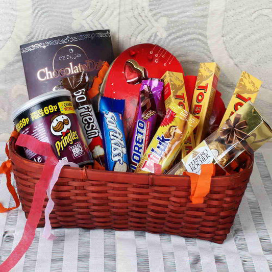 Special Gift Basket of chocolates and Wafers