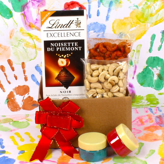 Holi Gift of Lindt Chocolate with Assorted Cashew Nuts