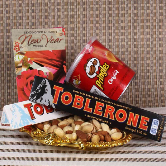 New Year Special Toblerone Chocolate Dry fruit Treat