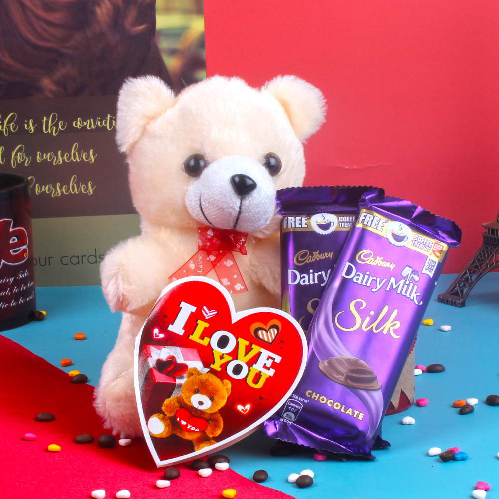 Rakhi Gift for sister-Broken heart plant and chocolate