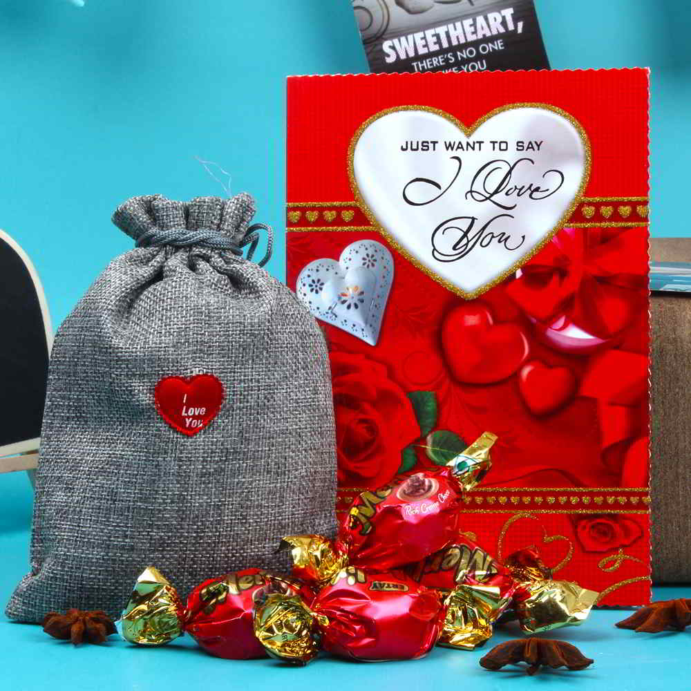 Love Card with Toffees