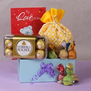 Valentine Gift of Rocher with Assorted Chocolates