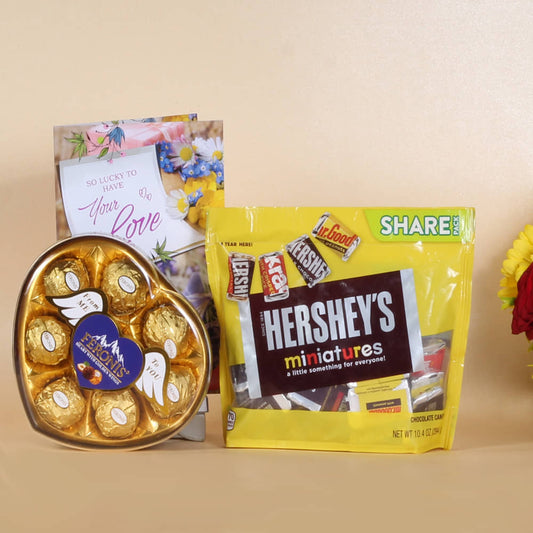 Love Combo of Hershey's Chocolates Gift