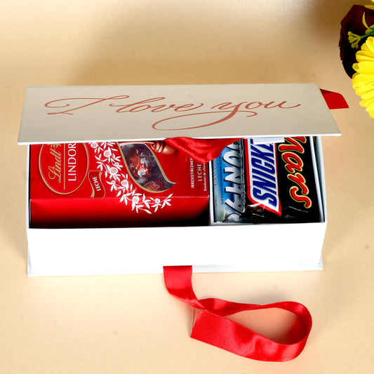 Lindor Chocolate Pack and Imported Chocolates Gift